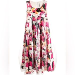 Comme des Garçons × Mickey Mouse Minnie Mouse Canvas Midi Dress NWT